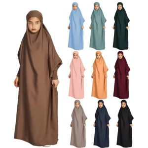 Traditional Muslim Clothing Islamic Clothing 2 Pieces Sets Prayer Abaya and Long Skirt