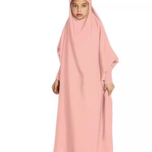 High Quality White Prayer Dress with Elegant Floral Decorations Soft Polyester Fabric Custom Design Satin Abayas