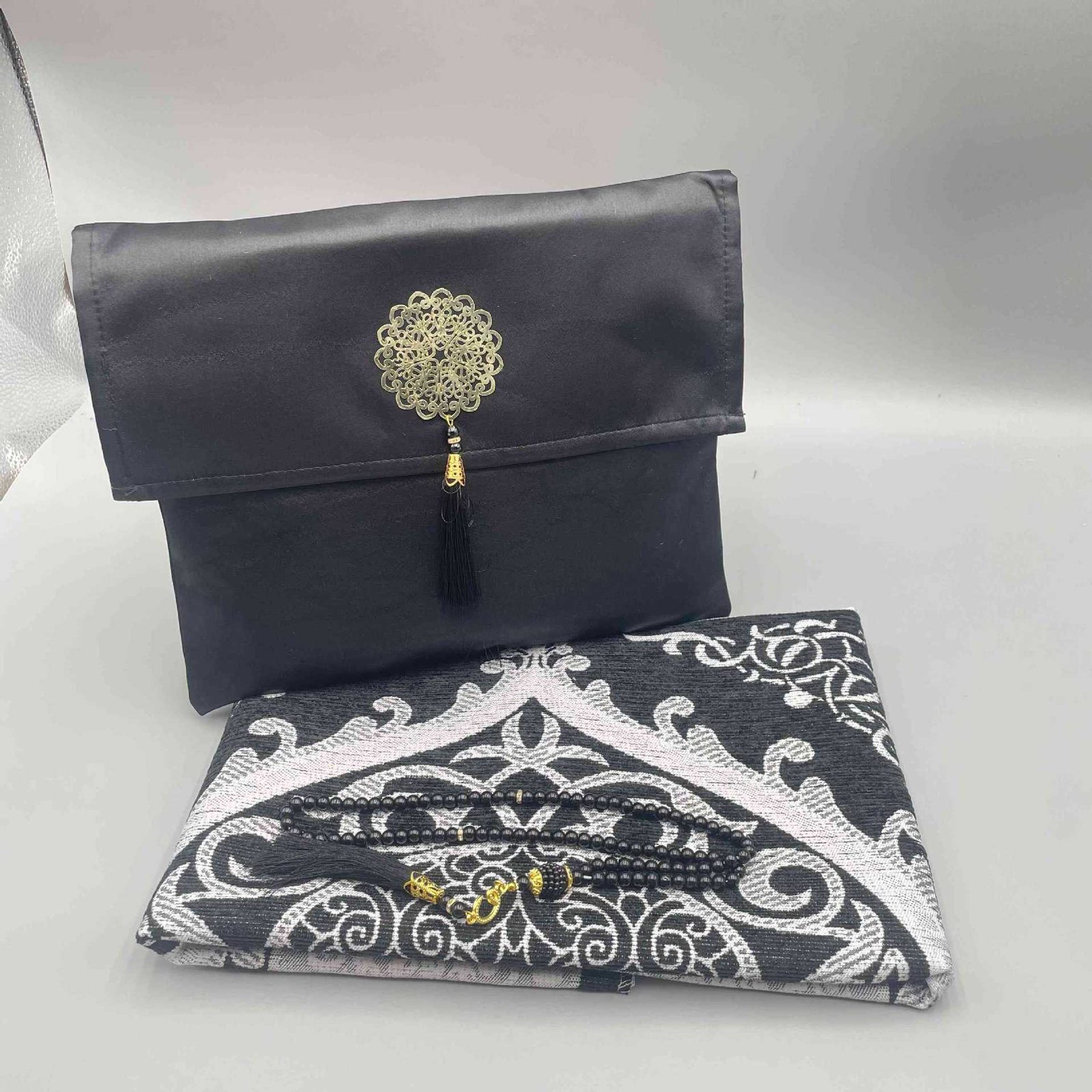 High Quality Silver Tassel Red Agate Stone Misbaha Tasbih Beads