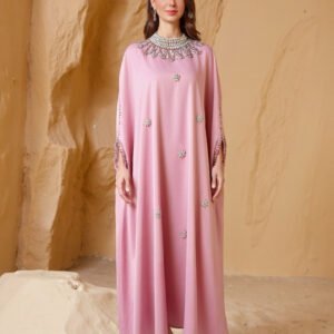 Autumn Winter Pleated Velvet Muslim Dress Islamic Clothing Dubai Outfits Abaya Kaftan