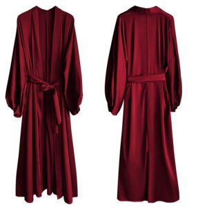 New Arrival 2026 Oem Custom High Quality Men's Winter Bisht Coat Bisht Farwa for Prayer Made of Polyester for Adults