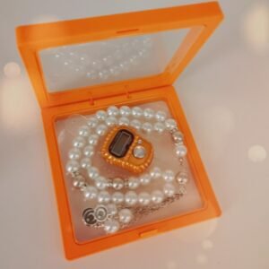 33 Acrylic Elliptical Laser Islamic Architectural Pattern Muslim Prayer Beads for Daily Worship