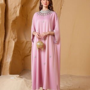 Muslim Dress Solid Color Islamic Clothing Ladies Abaya Modest Dresses Abaya Women