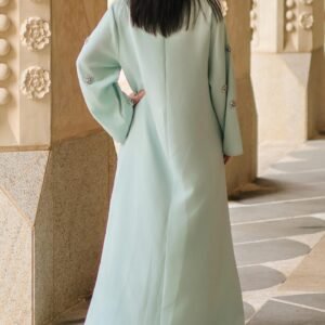 Habib New Design Muslim Long Winter Dress Wholesale Winter Corduroy Abaya