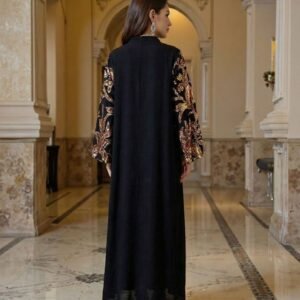 2026 Simple Solid Color Abaya Dress for Modern Muslim Women