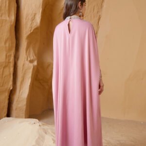 Modest Women's Silk Satin Abaya Islamic Clothing Muslim Dress