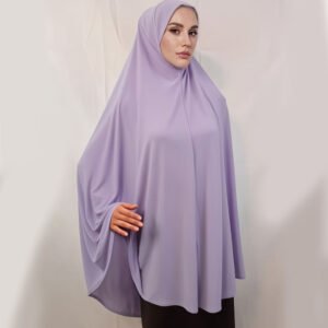 Fabulous Modish Manufacturer Khimar Hijab Women Plain Solid Muslim Jewelry Pearl Viscose Scarf with Sparkly Chain