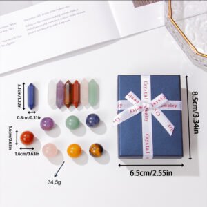 Top Selling Natural Crystal Stone Selenite Healing Quartz Reiki Chakra Stone Bracelet Gift Craft